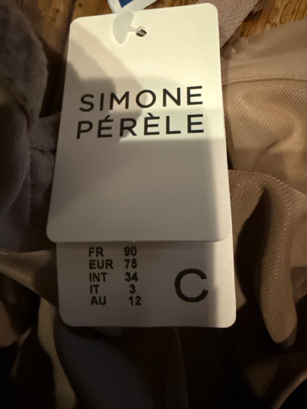 Simone Perele Andora 3D Molded Cup Bra Brown Women's Size 34C New With tag - Picture 2 of 3